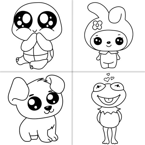 dibujos tiernos y faciles|dibujos de animales bonitos.